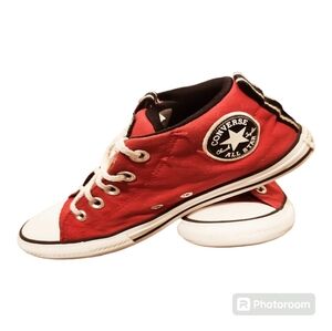 Youth size 3 Converse mid-top shoes